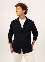 Load image into Gallery viewer, Model wearing Saint James - Cork ll in Navy.