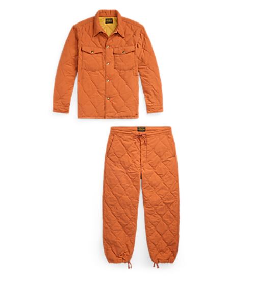【シゲ】RRL quilt jacket RRL - 2-Piece Set | Quilted Cotton Ripstop Regiment Shirt Jacket w