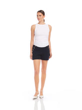Load image into Gallery viewer, Model wearing Fifteen Twenty - Side Shirred Tank in White.