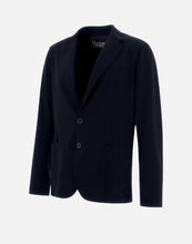 Load image into Gallery viewer, Herno - Blazer in Non-Washed Light Scuba in Blue Navy.