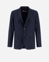 Load image into Gallery viewer, Herno Men's Single Breasted Blazer in Blue Navy.