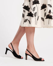 Load image into Gallery viewer, Frances Valentine - Reese Suede Slingback w/ Satin Bow