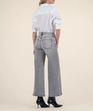 Load image into Gallery viewer, Model wearing Kut From The Kloth - MEG HIGH RISE FAB AB WIDE LEG BACK FORWARD CLEAN KG2149MA1 in Stride - back