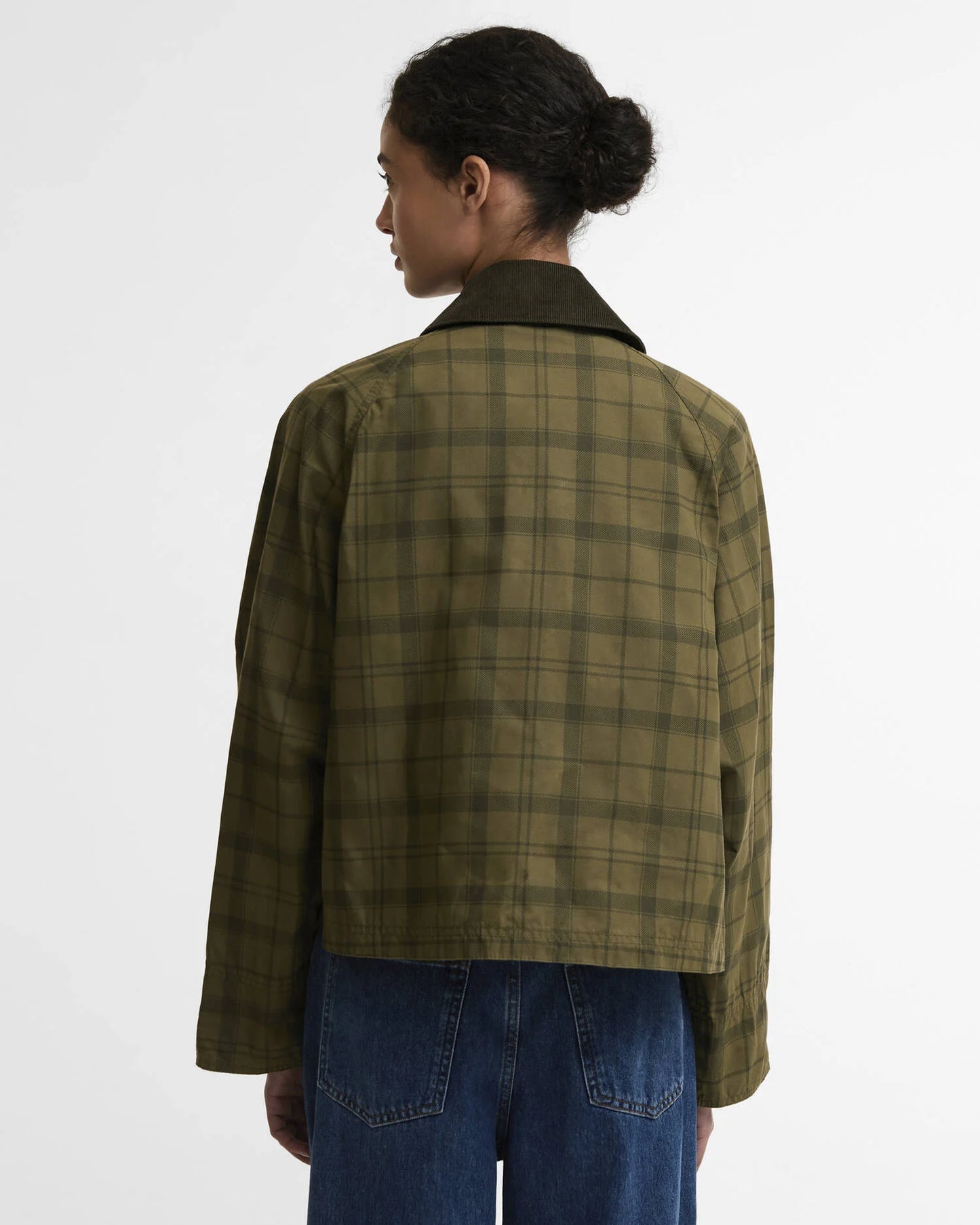 Barbour- Tartan Cropped Beadnell Casual Jacket