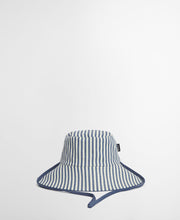 Load image into Gallery viewer, Barbour Fleur Reversible Bucket in Chambray/Stripe.