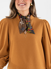 Load image into Gallery viewer, Emily McCarthy - Hand-Stitched Silk Scarfette