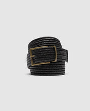 Load image into Gallery viewer, Rodd & Gunn - Stirling Stretch Belt in Nero.