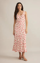 Load image into Gallery viewer, Model wearing ZSupply - Hana La Rosa Ditsy Maxi Dress in Sea Salt.