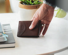 Load image into Gallery viewer, Ghurka - Classic Wallet No. 101 in Vintage Chestnut Leather.