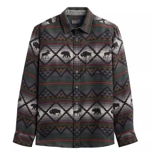 Pendleton - Marshall Cotton Chamois Long Sleeve Button Up Shirt
