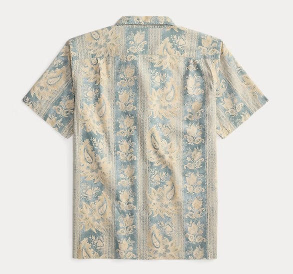 RRL - Floral Paisley Linen Cotton Shirt