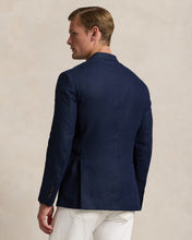 Load image into Gallery viewer, Model wearing POLO Ralph Lauren - Soft Tailored Linen Suit Jacket in Dark Navy - back