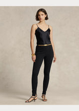 Load image into Gallery viewer, Model wearing Polo Ralph Lauren - Silk Camisole Black.
