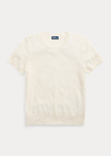 Load image into Gallery viewer, Polo Ralph Lauren - Cashmere Short Sleeve Crewneck in Cream.
