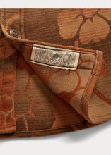 Load image into Gallery viewer, RRL - Floral Jacquard Workshirt in Brown/Orange.