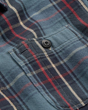 Load image into Gallery viewer, RRL - Plaid Twill Workshirt in Blue/Red/Multi Plaid.