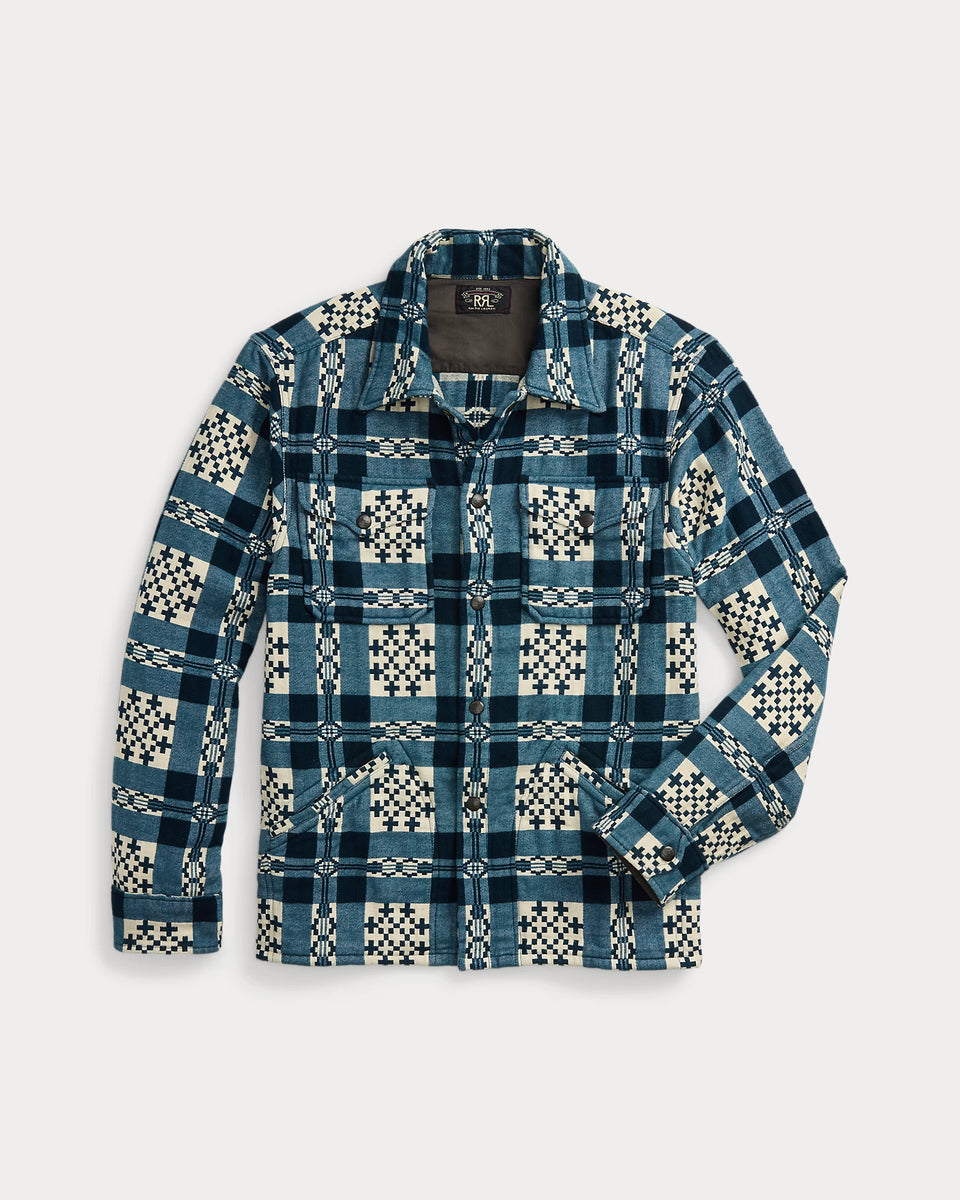 RRL - Patterned Jacquard Overshirt – Louie