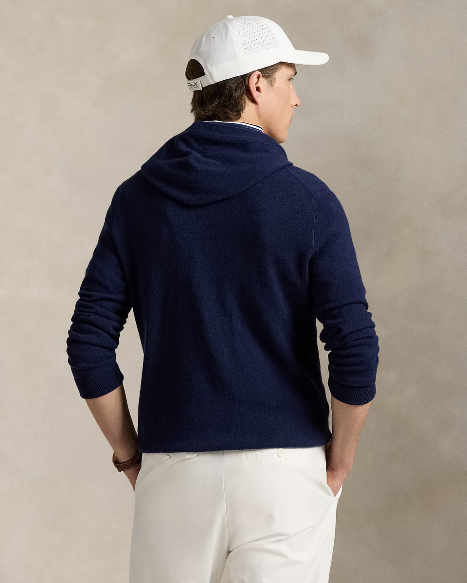 RLX - Ralph Lauren Washable Cashmere Hoodie Sweater – Louie