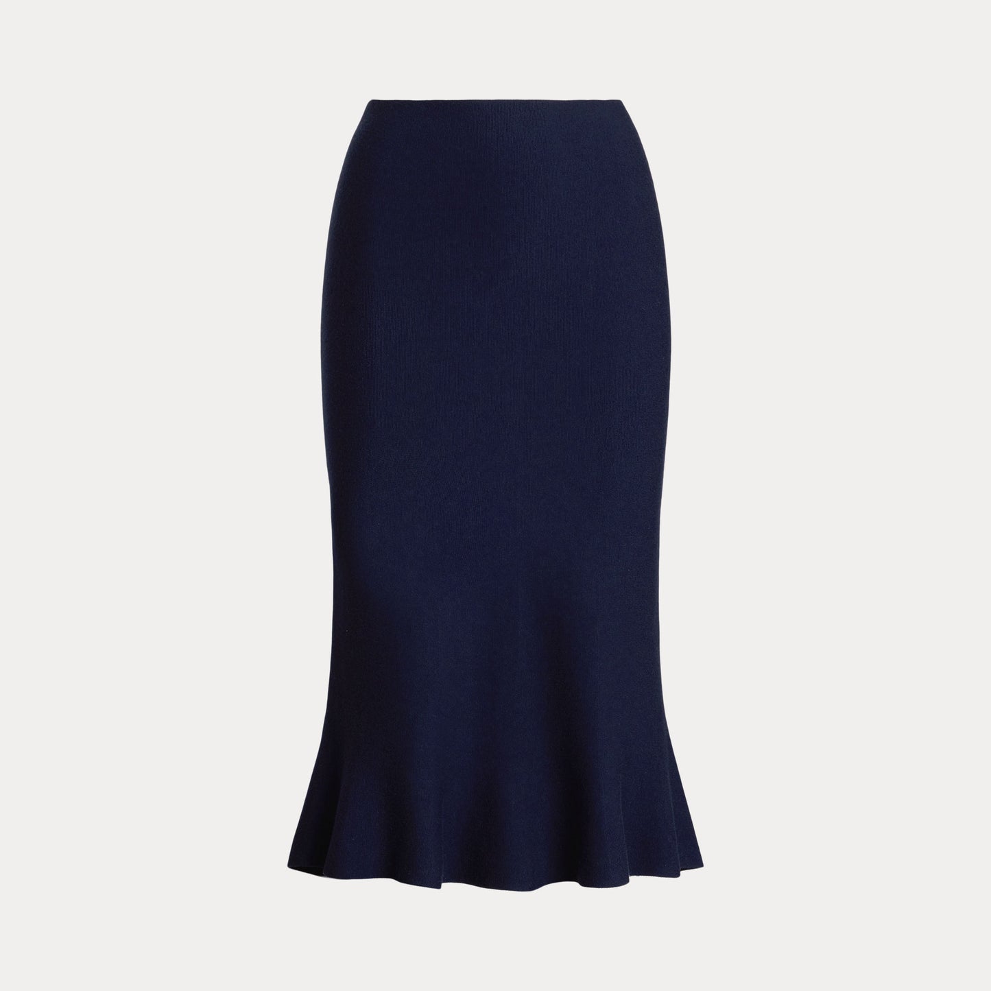 Polo Ralph Lauren - Flared Knit Skirt in Hunter Navy.
