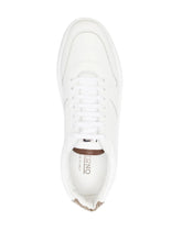 Load image into Gallery viewer, Herno Men's Monogram Court Shoes in White.
