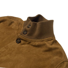 Load image into Gallery viewer, Valsta Suede Bomber Jacket in Sandal.