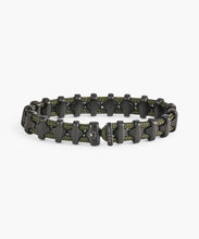 Load image into Gallery viewer, Pig & Hen Bold Bob Bracelet in Army/Black