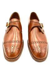 Load image into Gallery viewer, LaRossa Shoe and Alden monk strap shoe special make in burnished tan.