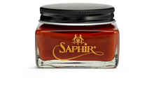Load image into Gallery viewer, Saphir calfskin cream shoe polish in cognac.