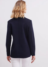 Load image into Gallery viewer, Model wearing Saint James - Charente Sweater in Navy - back.
