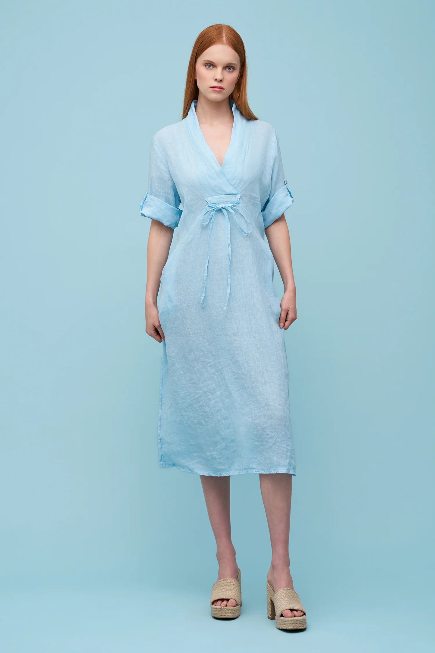 Astrid - Linen Beach Cover