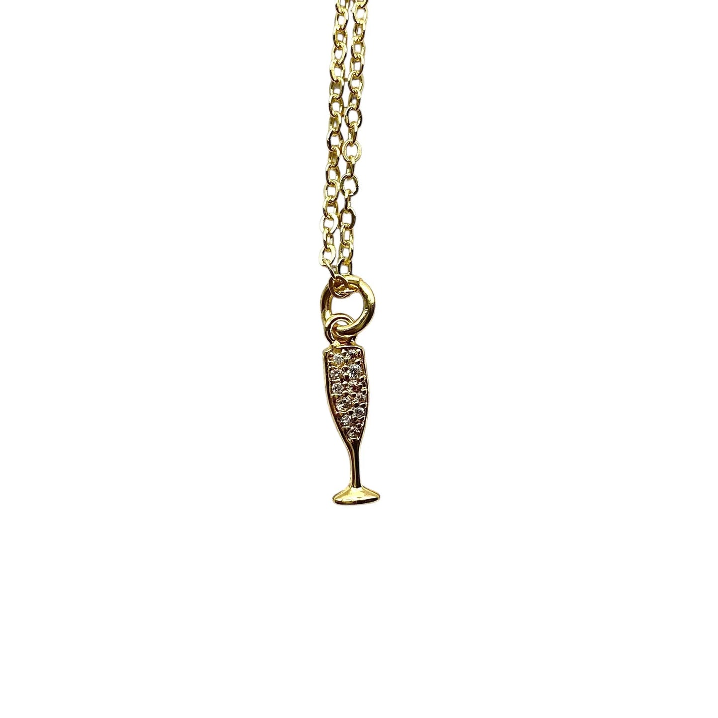 VB & CO. - Champagne Flute Necklace