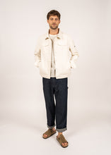 Load image into Gallery viewer, Model wearing Saint James - ST Timothee Men&#39;s Jacket in Craie.
