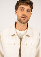 Load image into Gallery viewer, Model wearing Saint James - ST Timothee Men&#39;s Jacket in Craie.
