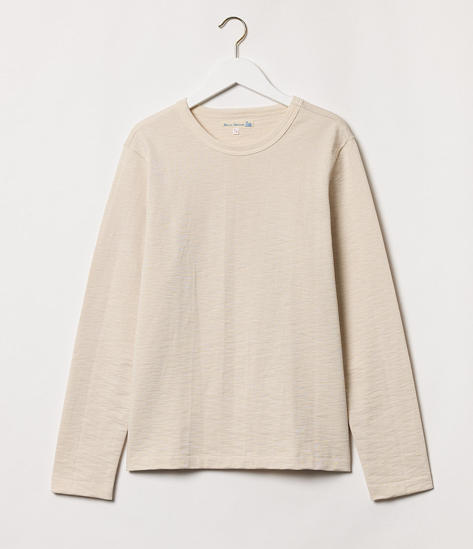 Merz B. Schwanen - Good Originals LS Shirt in Nature.