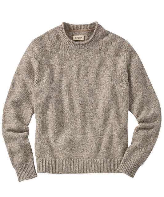 Borgo 28 - LS Raw Mouline Crew Neck Sweater