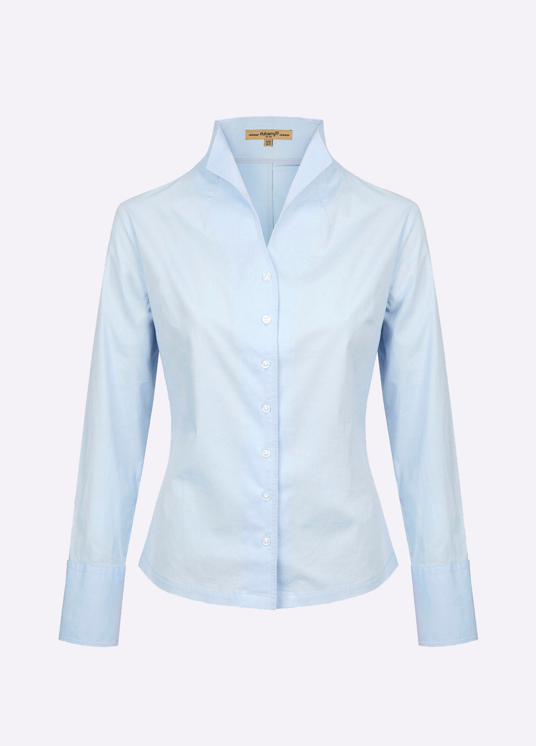 Dubarry Snowdrop Long Sleeve Button Down in Pale Blue.