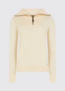 Dubarry Rosmead Sweater in Chalk.
