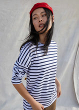 Load image into Gallery viewer, Saint James - Neige/Marine Minquiers Drop II Shirt
