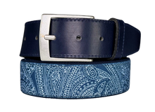 Load image into Gallery viewer, Armin Oehler- Flex Comfort Stretch Belt in Blue.
