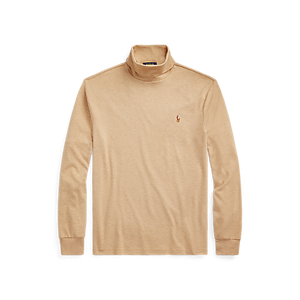 POLO Ralph Lauren - L/S Soft Touch Turtleneck in Classic Camel Heather.