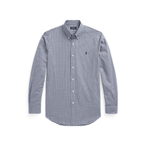 POLO Ralph Lauren - L/S Poplin Sportshirt in Navy/White.