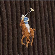 Load image into Gallery viewer, POLO Ralph Lauren -Corduroy Classic Sport Cap w/ Pony Logo - Madison Brown -Close up
