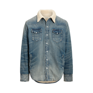 POLO Ralph Lauren - L/S 2x1 Denim RL Western Shirt in Squires