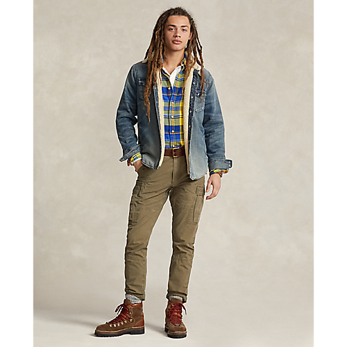 POLO Ralph Lauren - L/S 2x1 Denim RL Western Shirt - Squires