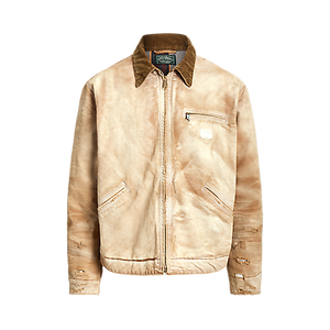 POLO Ralph Lauren - Sportman Cotton Canvas Full-Zip Jacket w/ Corduroy Collar in Pennekamp.