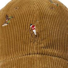 Load image into Gallery viewer, POLO Ralph Lauren -Corduroy Novelty Sport Cap w/ Duck Embroidery - close up

