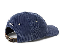 Load image into Gallery viewer, POLO Ralph Lauren -Corduroy Authentic &quot;Ralph&quot; Patch Baseball Cap
back
Color Boston Navy
