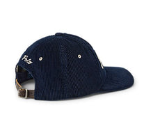 Load image into Gallery viewer, POLO Ralph Lauren -Corduroy Authentic &quot;Ralph&quot; Patch Baseball Cap
back
Color Hunter Navy
