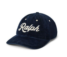 Load image into Gallery viewer, POLO Ralph Lauren -Corduroy Authentic &quot;Ralph&quot; Patch Baseball Cap

Color Hunter Navy
