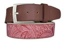 Load image into Gallery viewer, Armin Oehler- Flex Comfort Stretch Belt in Red.
